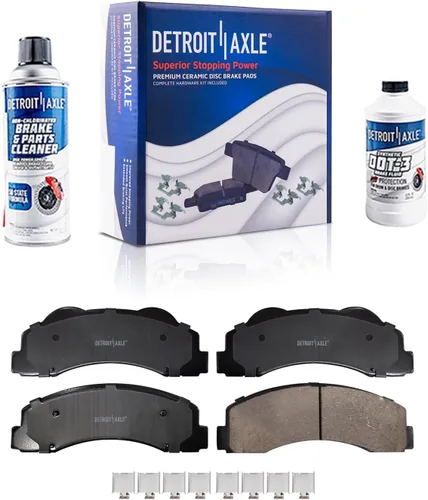 Vista 108 de Detroit Axle - Pastillas de Freno Delantero Izquierdo Reemplazo de Pinza de Disco para Ford Fusion Mazda 6 Lincoln MKZ Mercury Milan 2006-2012