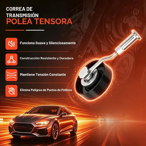 Vista 3 de 419-624 Polea tensora para Nissan Altima Maxima Murano Quest