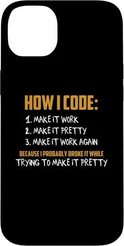 Vista 15 de iPhone 16 How To Code Funny Computer Programmer Coding Geek Novelty Case