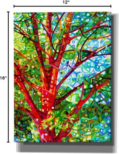 Vista 9 de Epic Graffiti 'Summer Medley' de Mandy Budan, arte de pared en lienzo, 12 x 16 pulgadas