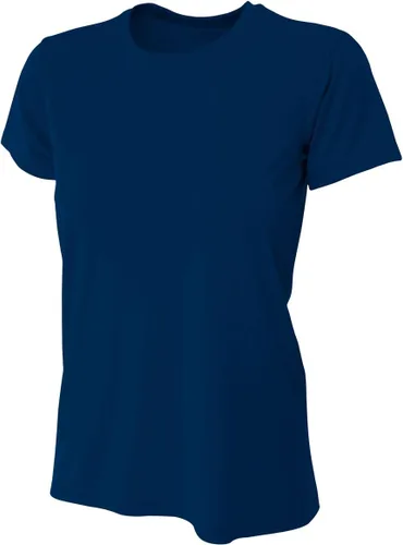Vista 4 de A4 Camiseta Crew de rendimiento refrescante para mujer Naranja (Athletic Orange)