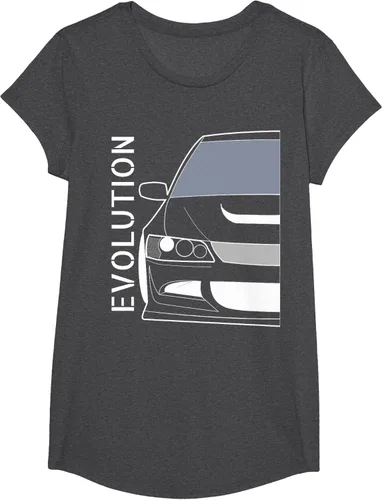 Vista 45 de Camiseta Evo 8 Design Turbo JDM Classic Legends, Negro, S