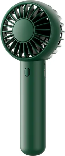 Vista 8 de Gaiatop Mini ventilador portátil, pequeño y potente, diseño lindo de 3 velocidades, ventilador de mano personal y escritorio con base, ligero