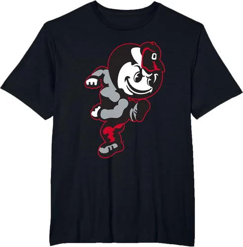 Vista 12 de Ohio State Buckeyes Vintage Brutus Camiseta con licencia