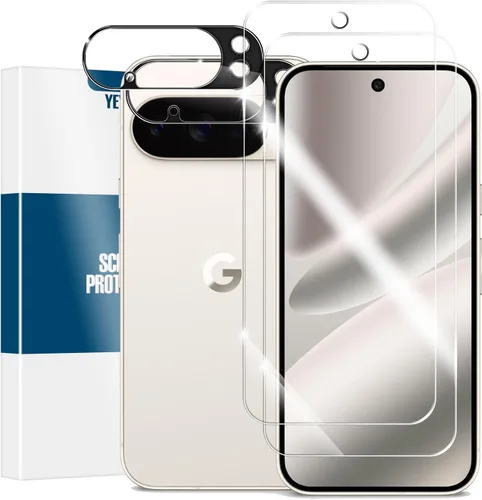 Vista 10 de Protector de pantalla para Google Pixel 6 5G + protectores de lente de cámara, [2+2 unidades] Protector de pantalla de vidrio templado de cobertura