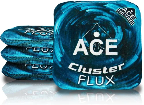 Vista 18 de Cluster Flux Bolsos de Cornhole ACE Pro + Kits PRO Tecnología de Almohadilla de Cluster Doble Cara Resbaladiza y Pegajosa para Todo Clima Negro