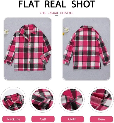 Vista 83 de ZOLUCKY Chaqueta de manga larga con botones para mujer, talla grande, blusas