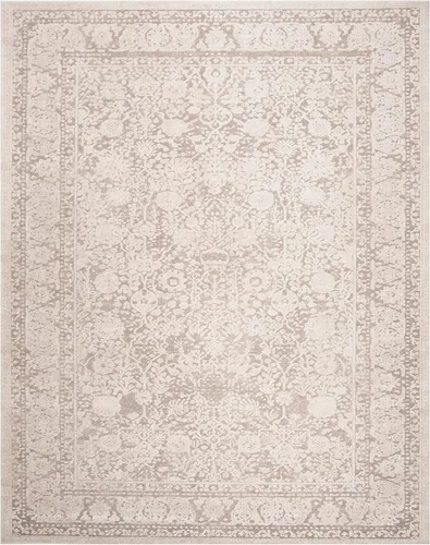 Vista 23 de SAFAVIEH Reflection Collection - Alfombra decorativa, 2 pies 3 pulgadas x 3 pies, color beige y crema, no desprende pelusa y es fácil de limpiar
