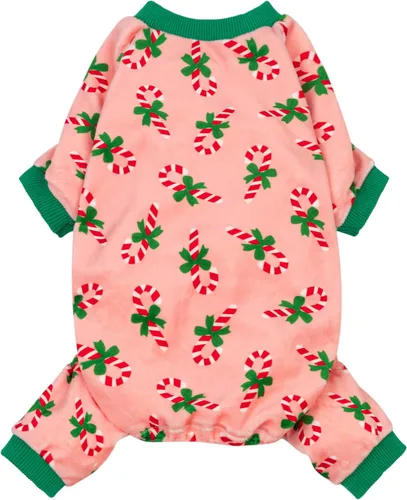 Vista 9 de Fitwarm Acorn & Leaves - Pijama de forro polar para perro, traje de Acción de Gracias para perros pequeños, niños y niñas, ropa festiva