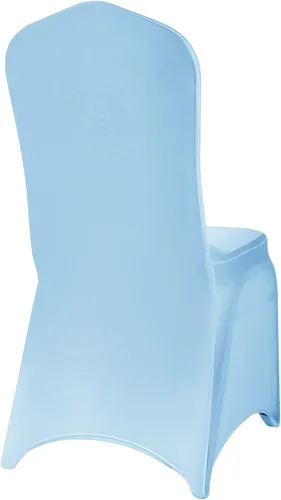 Vista 107 de Funda de elastano para silla, 12 unidades, fundas para silla, fundas para sillas de sala de estar, funda extraíble lavable y elástica para silla