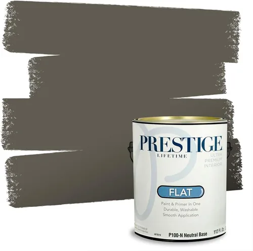 Vista 30 de PRESTIGE Paints - Pintura interior e imprimación en uno, 1 galón, cáscara de huevo, pimienta envejecida