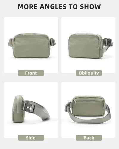 Vista 6 de Cinturones de moda para mujeres y hombres, A-gris verde, Deportes