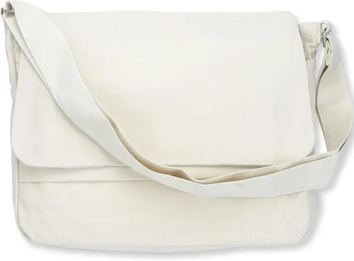 Vista 8 de Bolsa de mensajero de lona, bolsa cruzada de hombro, diseño simple, gruesa y resistente