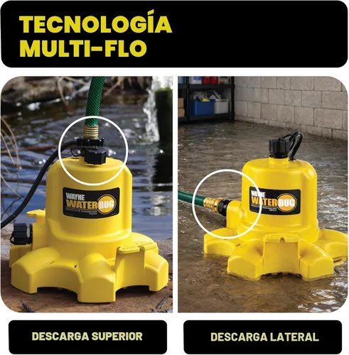 Vista 6 de Bomba sumergible con tecnología multiflujo WAYNE WWB WaterBUG