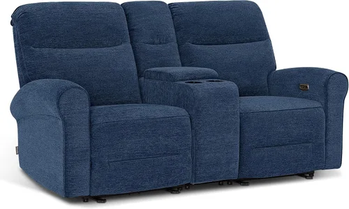 Vista 15 de MCombo Sofá reclinable eléctrico Hugger de pared de 87.8 pulgadas, sofá reclinable triple de 3 asientos con puertos USB, sofá reclinable con brazo