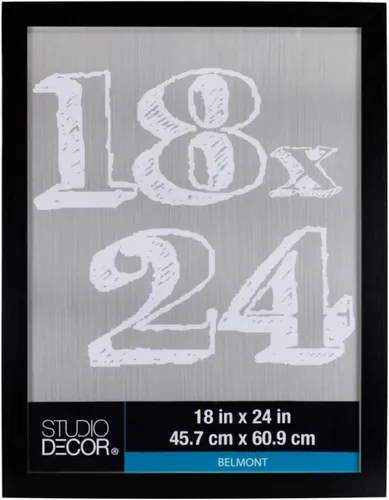 Vista 4 de Studio Decor Marco Belmont blanco de 16 x 20 pulgadas, incluye accesorios para colgar prefijados, horizontal o vertical, MDF, paquete de 4