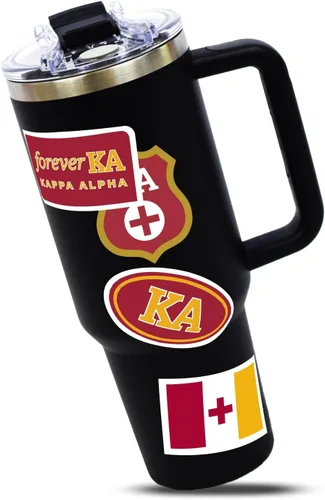 Vista 3 de Hojas de calcomanías Fraternity Kappa Alpha – Calcomanías de vinilo diseñadas a medida de la marca Fraternity con diseños oficiales, adhesivo