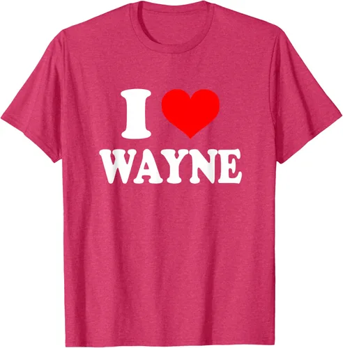 Vista 23 de Wayne - Camiseta I Heart Wayne - I Love Wayne, Negro, S
