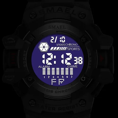 Vista 7 de SMAEL 8050 Digital Watch for Men Modern Style and Multifunctional Features Wirst Watch for Men's Fashion and Functionality