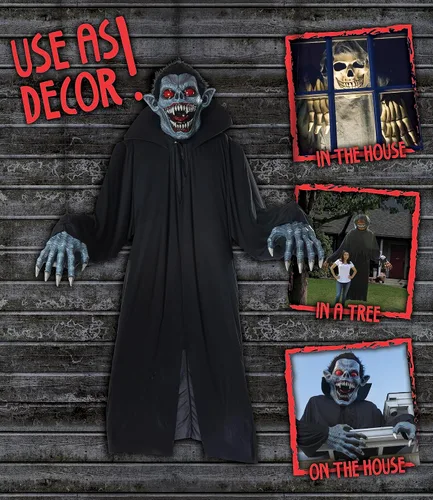 Vista 4 de Disfraz de vampiro de terror imponente para adultos