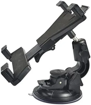 Vista 4 de Soporte giratorio para tableta, soporte de ventana para tablero y parabrisas de automóvil, rotación multiángulo para iPad 4, Air, 2, Mini, 2, 3, 4