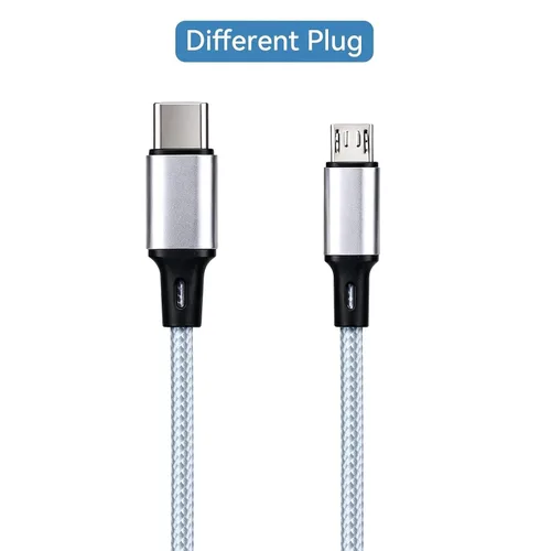 Vista 2 de Smays Cable de carga de 6 pies para Kindle Paperwhite de 11.ª generación, Kindle Oasis, Fire HD 10 y tabletas Fire, cable combinado micro USB