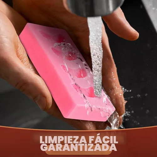 Vista 9 de 5 moldes de frutas de silicona, mini 1 pulgada con 5 formas de frutas 3D