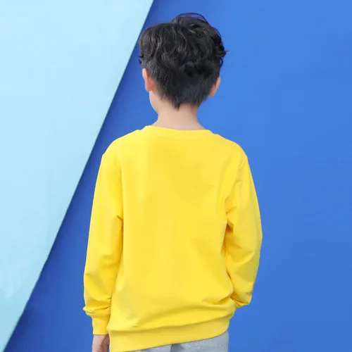Vista 6 de GFQLONG Paquete de 2 sudaderas de algodón con cuello redondo para niños pequeños, camisetas de manga larga para bebé