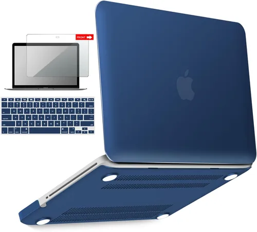 Vista 11 de IBENZER Compatible con MacBook Pro de 13 pulgadas A1278 Release 2012-2008, carcasa rígida de plástico con teclado y cubierta de pantalla para Apple