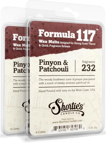 Vista 9 de Shortie's Candle Company Cedar Ridge - Paquete múltiple de cera para derretir – 2 barras altamente perfumadas de 3 onzas (6 onzas en total) – Hecho