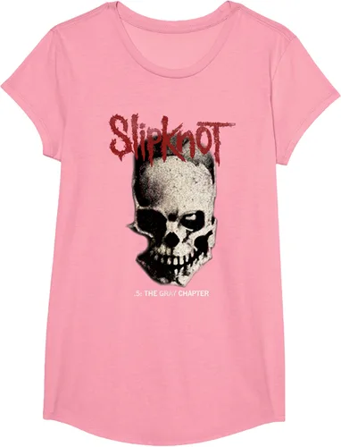 Vista 72 de Slipknot Tribal Calavera playera, niños 12, Rojo