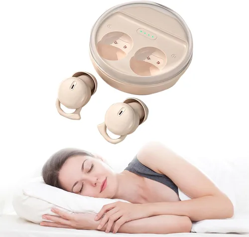 Vista 8 de Auriculares inalámbricos para dormir pequeños con Bluetooth pequeños para dormir de lado, auriculares Bluetooth para dormir de lado