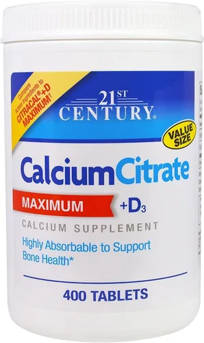 Vista 9 de 21st Century Citrate Plus D cápsulas máximas, 120 unidades, 27492, Cápsulas, 1