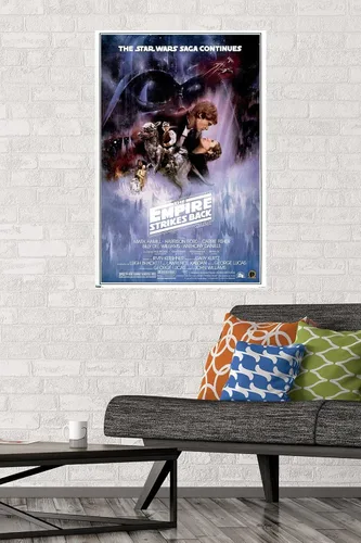 Vista 2 de Trends International Star Wars: The Empire Strikes Back - Póster de pared de una hoja de 2, 24 x 36 pulgadas, versión sin marco