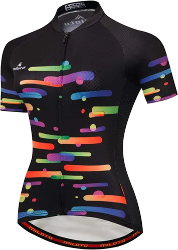 Vista 9 de Camisetas de ciclismo para mujer, camisetas de bicicleta, ropa de ciclismo para mujer 00005A