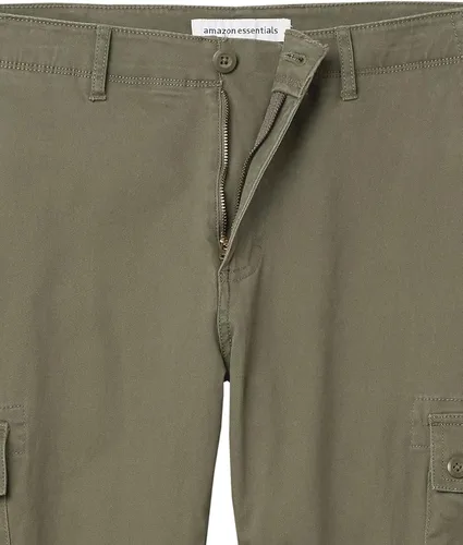 Vista 6 de Tienda Essentials pantalón cargo para hombre entallado elástico