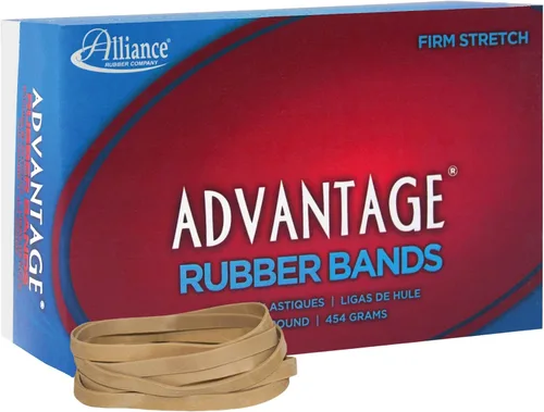 Vista 2 de Alliance Rubber Advantage Bandas de goma #64-1 Libra Caja 26645, Bronceado