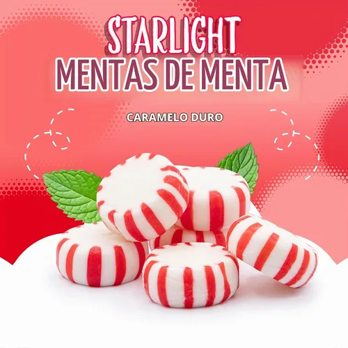 Vista 3 de Starlight Mints, caramelo de menta, mentas envueltas individualmente, bolsa