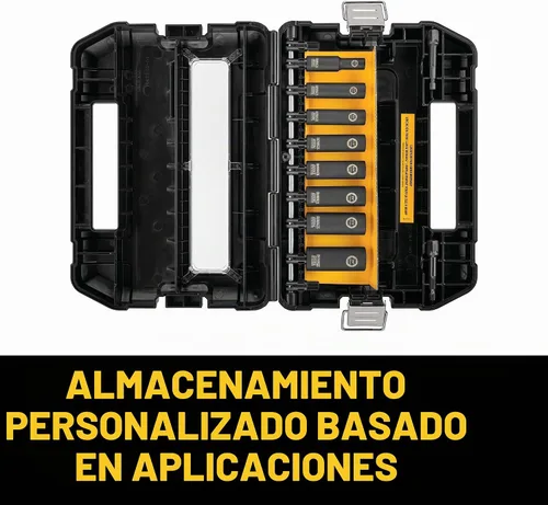 Vista 4 de DEWALT DW22838, juego de llaves IMPACT READY, 3/8 de pulgada, 10