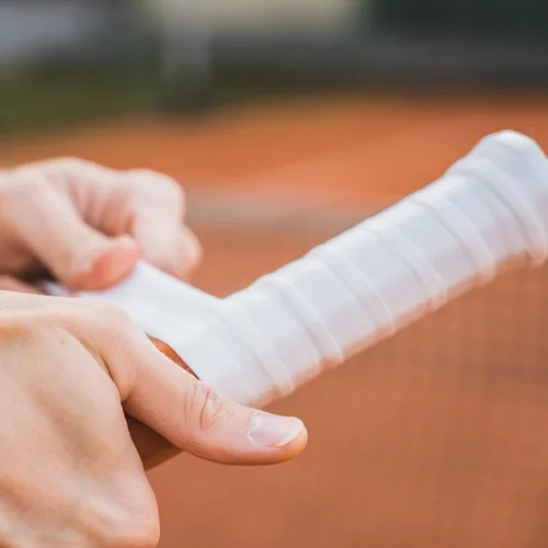Vista 6 de PATIKIL Cintas de agarre para raqueta de tenis, poliuretano con agarre elástico, antideslizante, absorbe el sudor para caña de pescar de bádminton