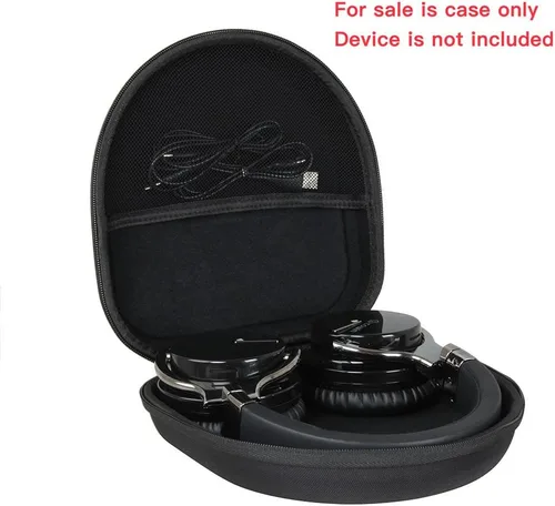 Vista 3 de Hermitshell Funda rígida de viaje para Silensys E7 / PurelySound E7 / MOVSSOU E7 / COWIN E7 / Tapela E7 / Audonia E7 auriculares Bluetooth con Negro