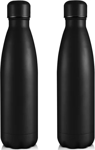 Vista 45 de Volhoply Botellas de agua aisladas de 25 onzas, paquete de 1/2/4, termo de acero inoxidable de doble pared que mantiene el frío y el calor, botella