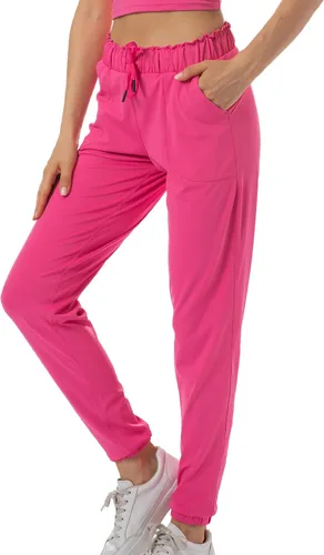 Vista 3 de Kcutteyg - Pantalones deportivos con bolsillos para mujer, diseño suave, ligero y de secado rápido, para entrenamiento, gimnasia, yoga y correr