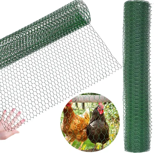Vista 7 de SATINIOR - Red de alambre de gallinero, 2 hojas, para manualidades, malla de alambre hexagonal, galvanizado.