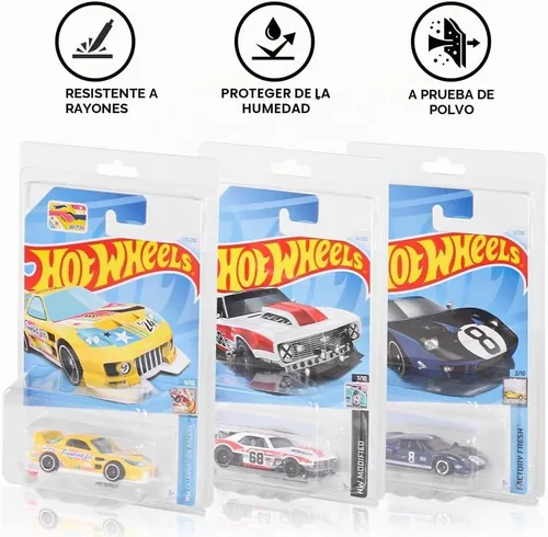 Vista 7 de Paquete de 20 fundas protectoras transparentes compatibles con Hot 0.02 in de grosor, cubiertas de exhibición de la ampolla de la cubierta