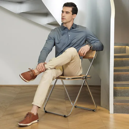 Vista 2 de Jousen - Tenis informales a la moda para hombre