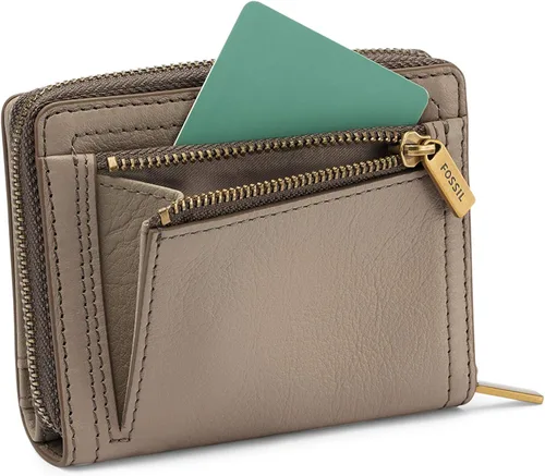 Vista 4 de Fossil Cartera plegable multifunción de cuero Logan para mujer