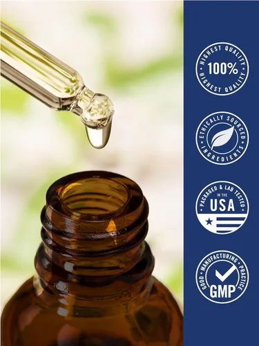 Vista 7 de Carlyle Biotin - Gotas líquidas de 5000mcg 4 onzas líquidas para mujeres y hombres Sabor a bayas Fórmula de belleza Suplemento