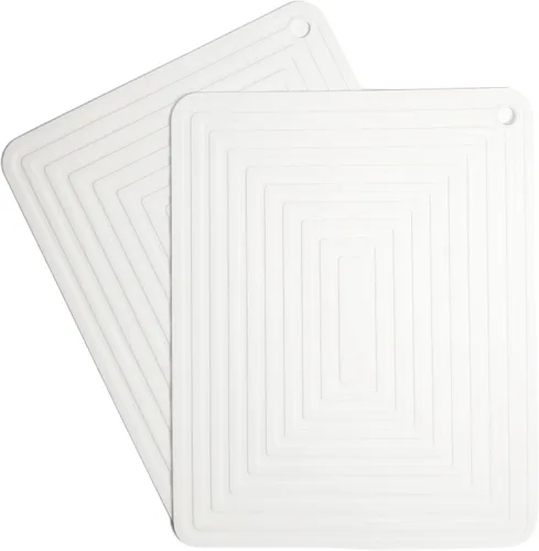 Vista 16 de Juego de salvamanteles de silicona, salvamanteles para platos calientes, ollas y sartenes calientes, 9 x 12 pulgadas, almohadillas calientes de A