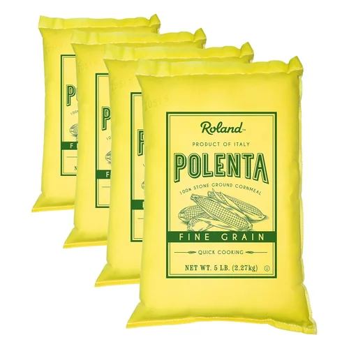Vista 8 de Roland Foods Polenta amarilla de grano fino de Italia, alimento importado especializado, bolsa de 5 libras, paquete de 1